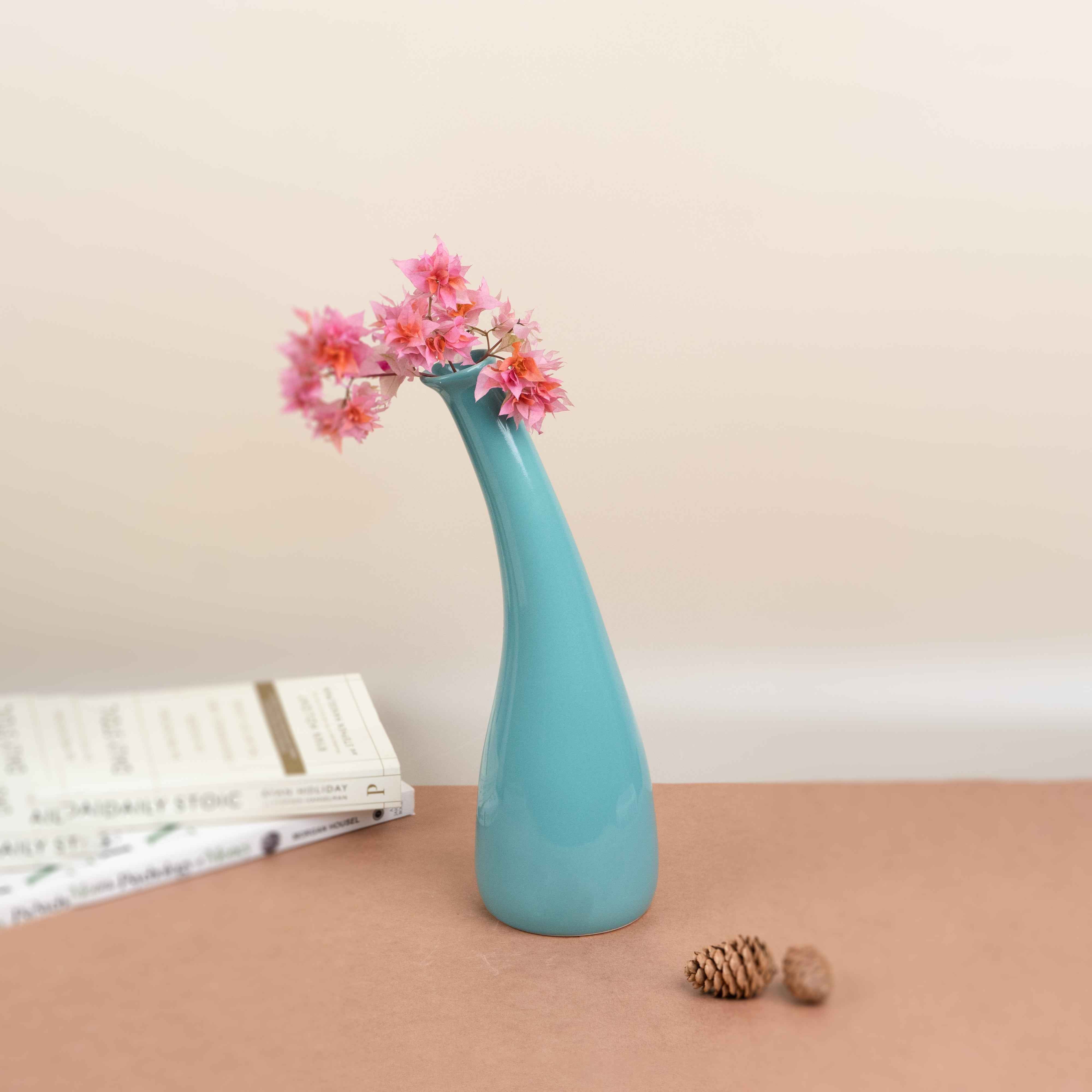 Greek Horn Ceramic Vase Main image