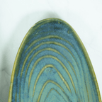 Green Ceramic Drop-Shaped Snack Plate | Set of 2 - The Golden Theory