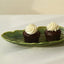 Green Ceramic Leaf Shaped Platter - The Golden Theory
