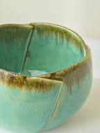 Green Ceramic Serving Bowl - The Golden Theory