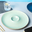 Green Color Chip and Dip Platter with Spiral Design - The Golden Theory