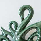 Green Hamsa Swan | Set of 2 - The Golden Theory