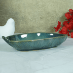 Green Leafy Eclipse Presentation Platter - The Golden Theory