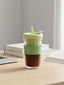 Green Silicone Grip Sipper with Infuser - The Golden Theory