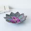 Grey Ceramic Floral Fantasy Platter - The Golden Theory