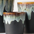 Grey Ceramic Flower Pots | Set of 3 - The Golden Theory