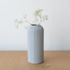 Grey Ceramic Long Flower Vase - The Golden Theory