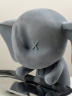 Grey Color Cute Elephant Statue with Tray - The Golden Theory