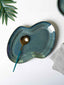 Grey Color Zig Zag Shaped Platter - The Golden Theory