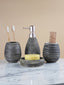 Grey Striped Bathroom Set - The Golden Theory