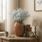 Half-Matte Half-Gloss Ceramic Flower Vase - The Golden Theory