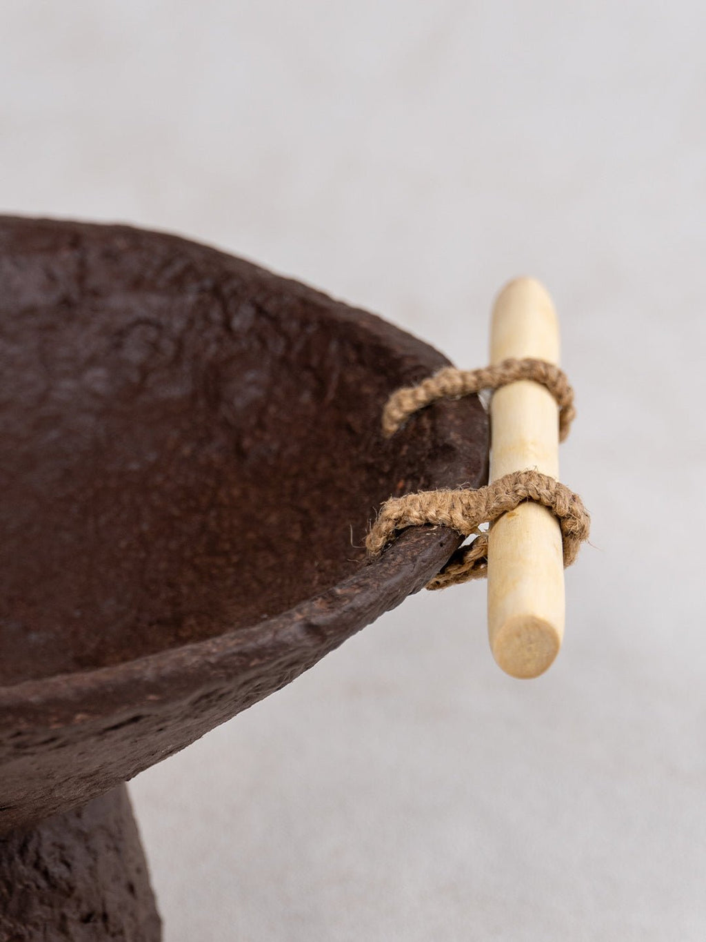 Handcrafted Paper Mache Pedestal Bowl - The Golden Theory