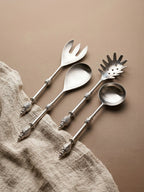 Heritage Collection 4-Piece Stainless Steel Serving Set - The Golden Theory