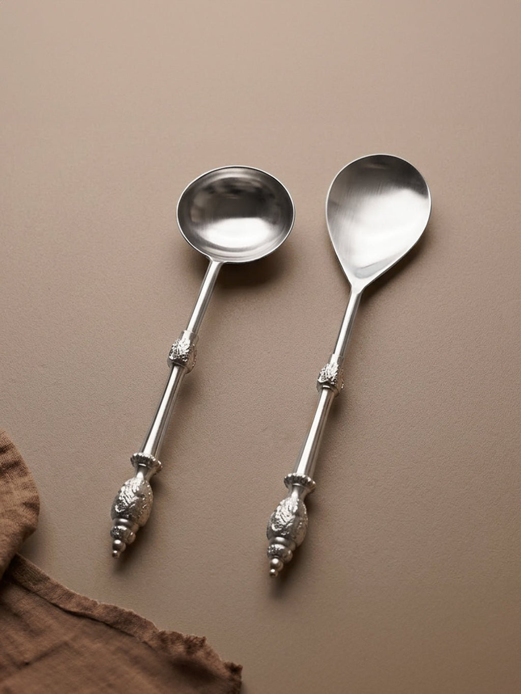 Heritage Collection 4-Piece Stainless Steel Serving Set - The Golden Theory