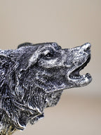 Howling Wolf Figurine - The Golden Theory