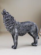 Howling Wolf Figurine - The Golden Theory