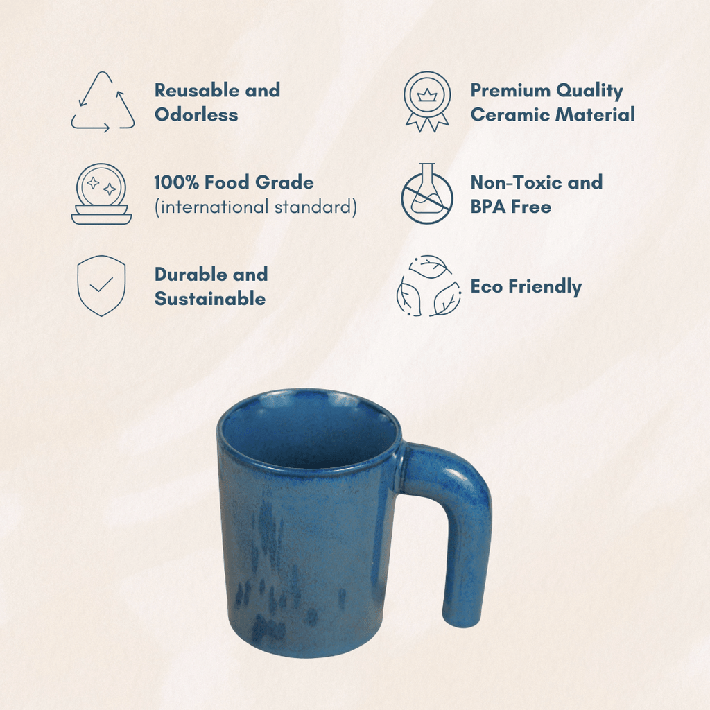 Jug-ling Through Life Blue Mug - The Golden Theory