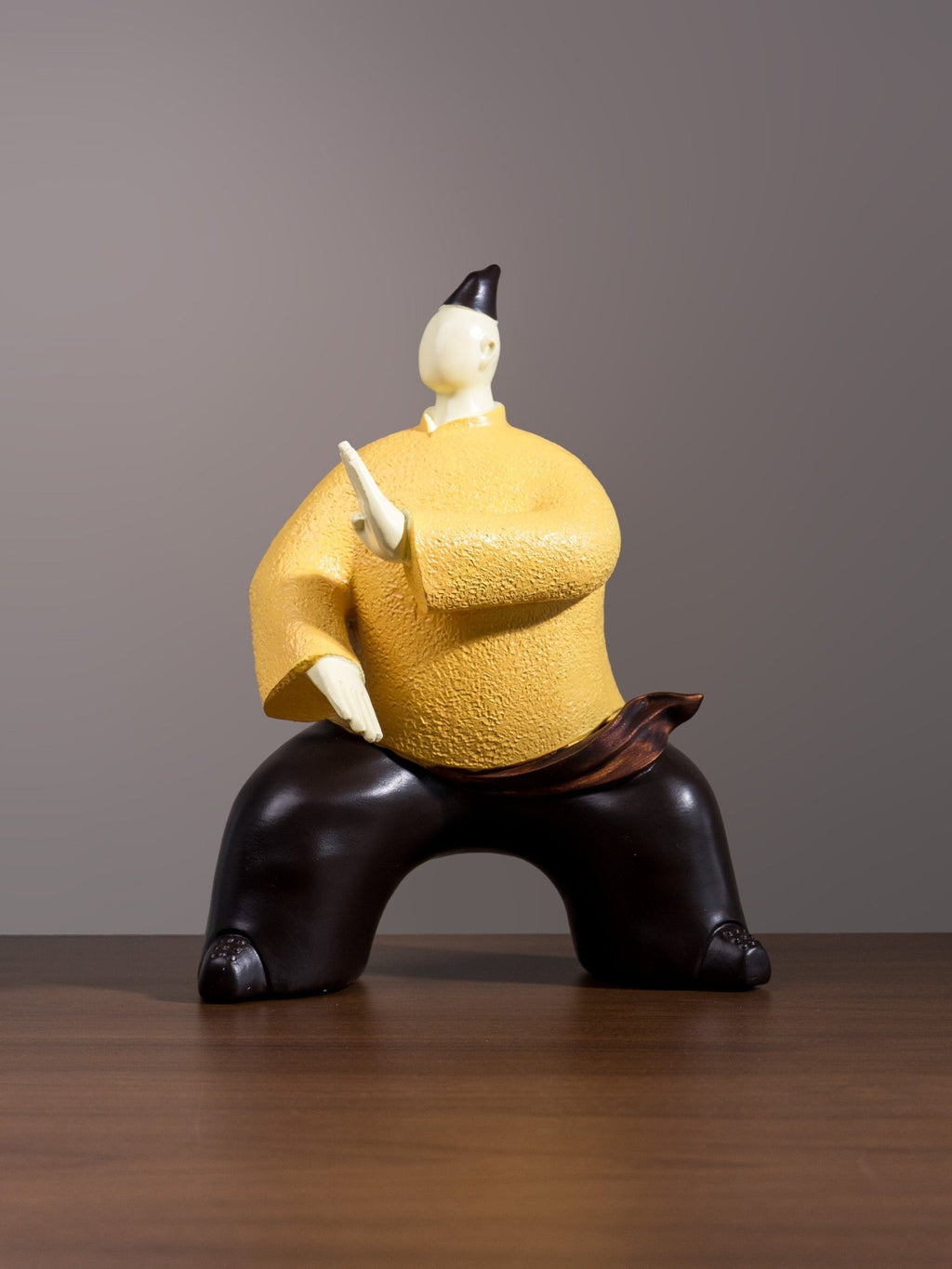 Kung Fu Master Figurine – Striking Pose Sculpture - The Golden Theory