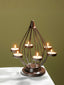 Lantern-Style Modern Brass Tealight Holder - The Golden Theory
