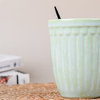 Light Green Handcrafted Ceramic Coffee Mug - The Golden Theory