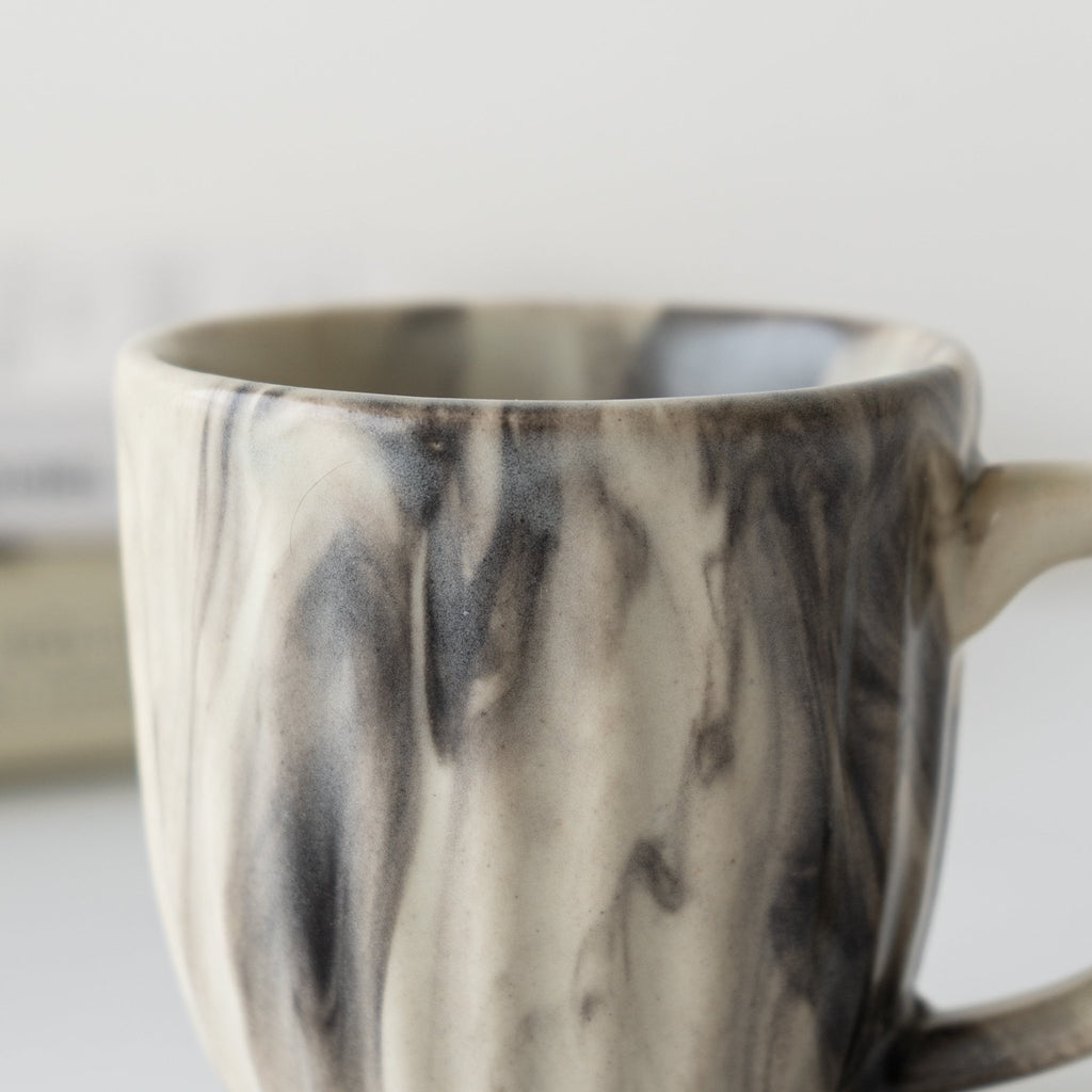 Marble Glaze Tea Cup | Set of 5 - The Golden Theory