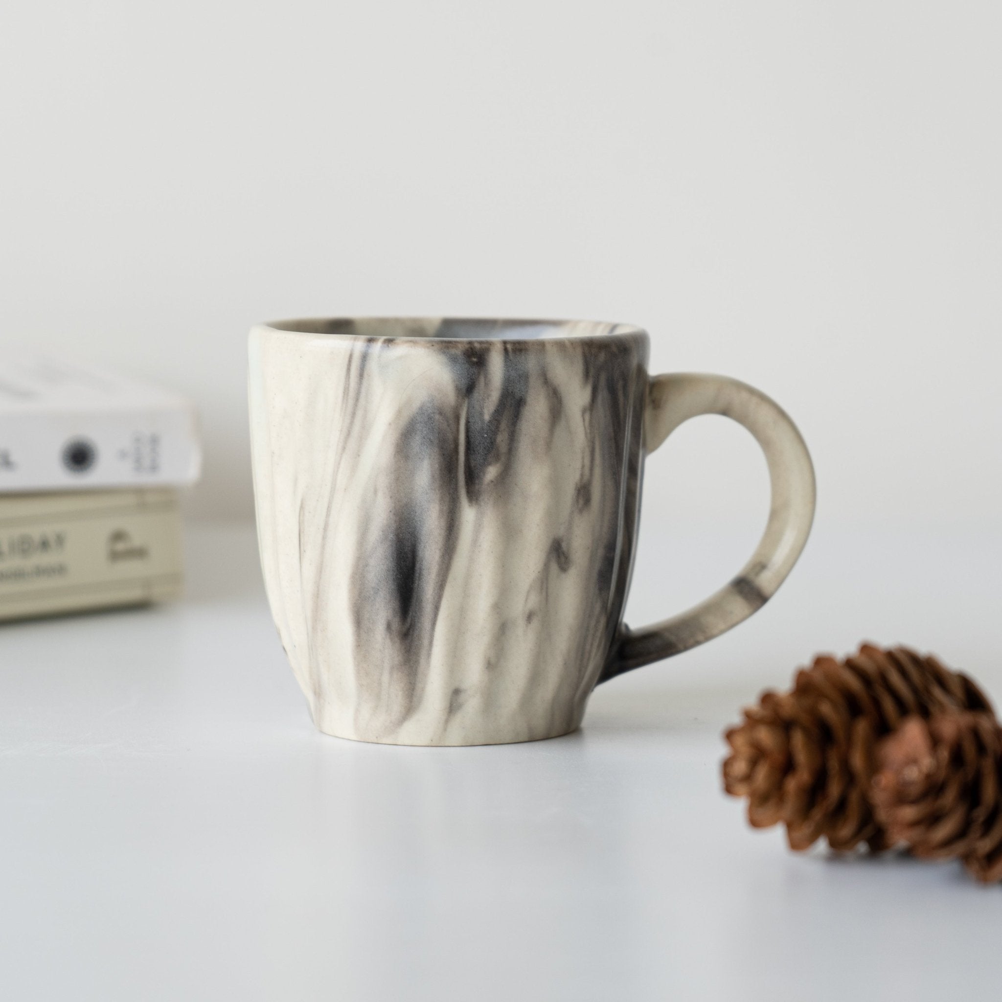 Marble Glaze Tea Cup | Set of 5 - The Golden Theory