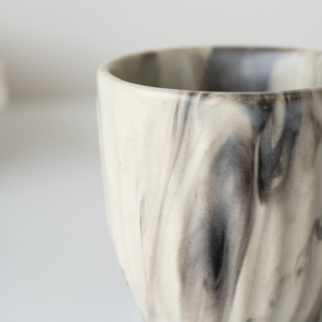 Marble Glaze Tea Cup | Set of 5 - The Golden Theory