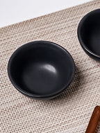Matte Black Ceramic Dip Bowls - The Golden Theory
