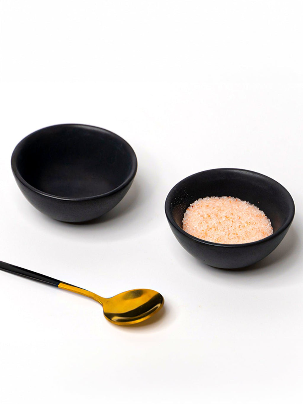 Matte Black Ceramic Dip Bowls - The Golden Theory