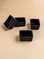 Matte Black Ceramic Dip Bowls Set - The Golden Theory