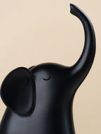 Matte Black Elephant Sculpture Set - The Golden Theory