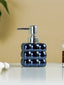 Metallic Blue Glossy Cloud-Inspired Ceramic Soap Dispenser - The Golden Theory