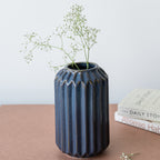 Midnight Accent Ceramic Flower Vase - The Golden Theory
