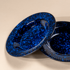 Midnight Blue Galaxy Ceramic Pasta Bowl - Set of 2 - The Golden Theory