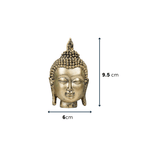 Mini Gold Buddha Head Statue - The Golden Theory