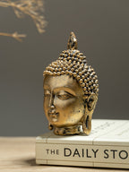 Mini Gold Buddha Head Statue - The Golden Theory