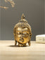 Mini Gold Buddha Head Statue - The Golden Theory