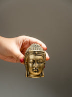 Mini Golden Buddha Head Statue - The Golden Theory