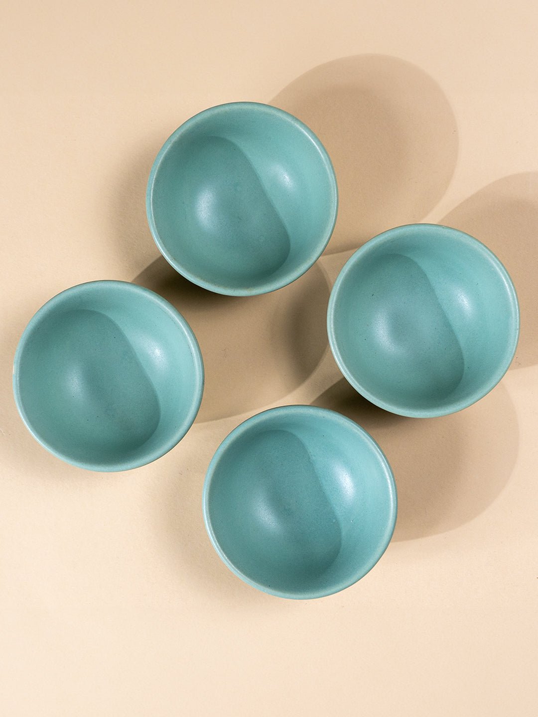 Minimalist Light Aqua Condiment & Pinch Bowls - The Golden Theory