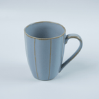 Minimalist Light Blue Ceramic Coffee Mug - The Golden Theory