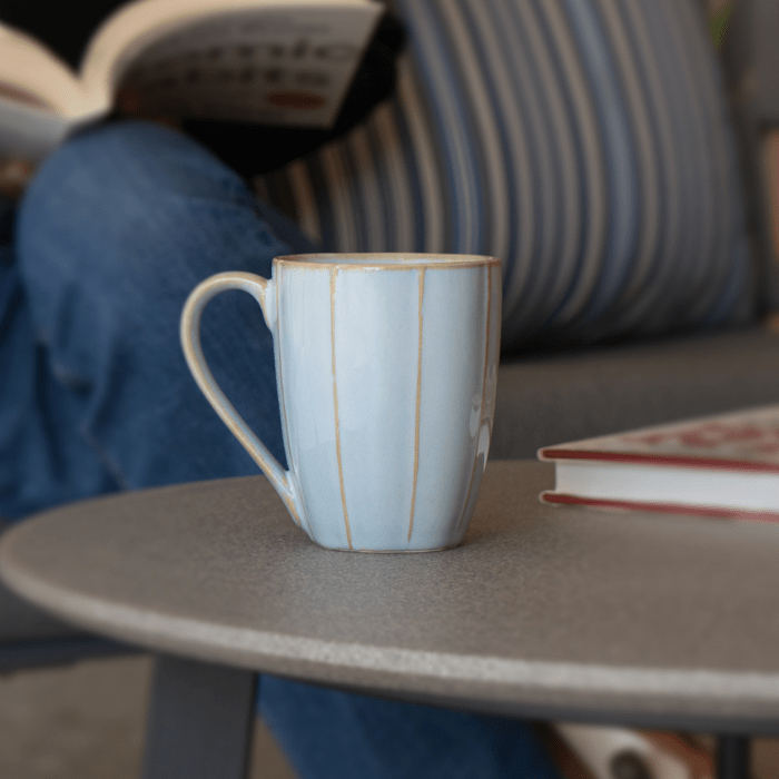 Minimalist Light Blue Ceramic Coffee Mug Secondary image