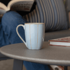 Minimalist Light Blue Ceramic Coffee Mug - The Golden Theory