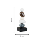 Minimalist Stacked Stone Sculpture - The Golden Theory