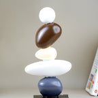 Minimalist Stacked Stone Sculpture - The Golden Theory