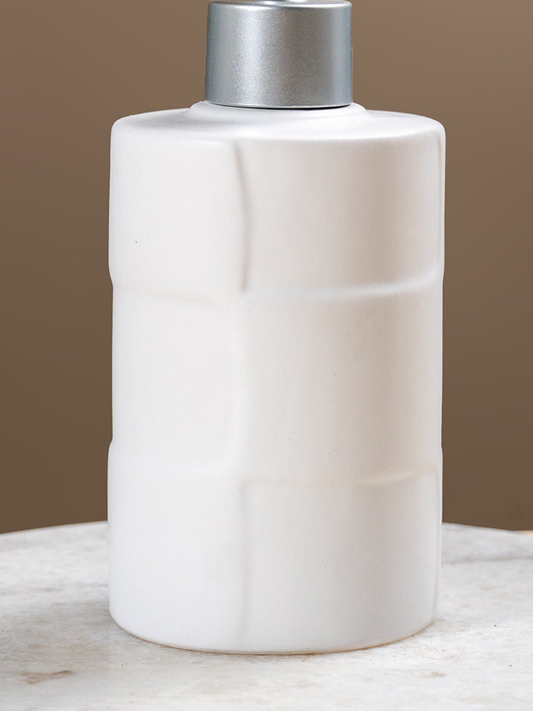 Minimalist White Ceramic Soap Dispenser Secondary image