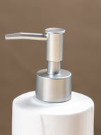 Minimalist White Ceramic Soap Dispenser - The Golden Theory