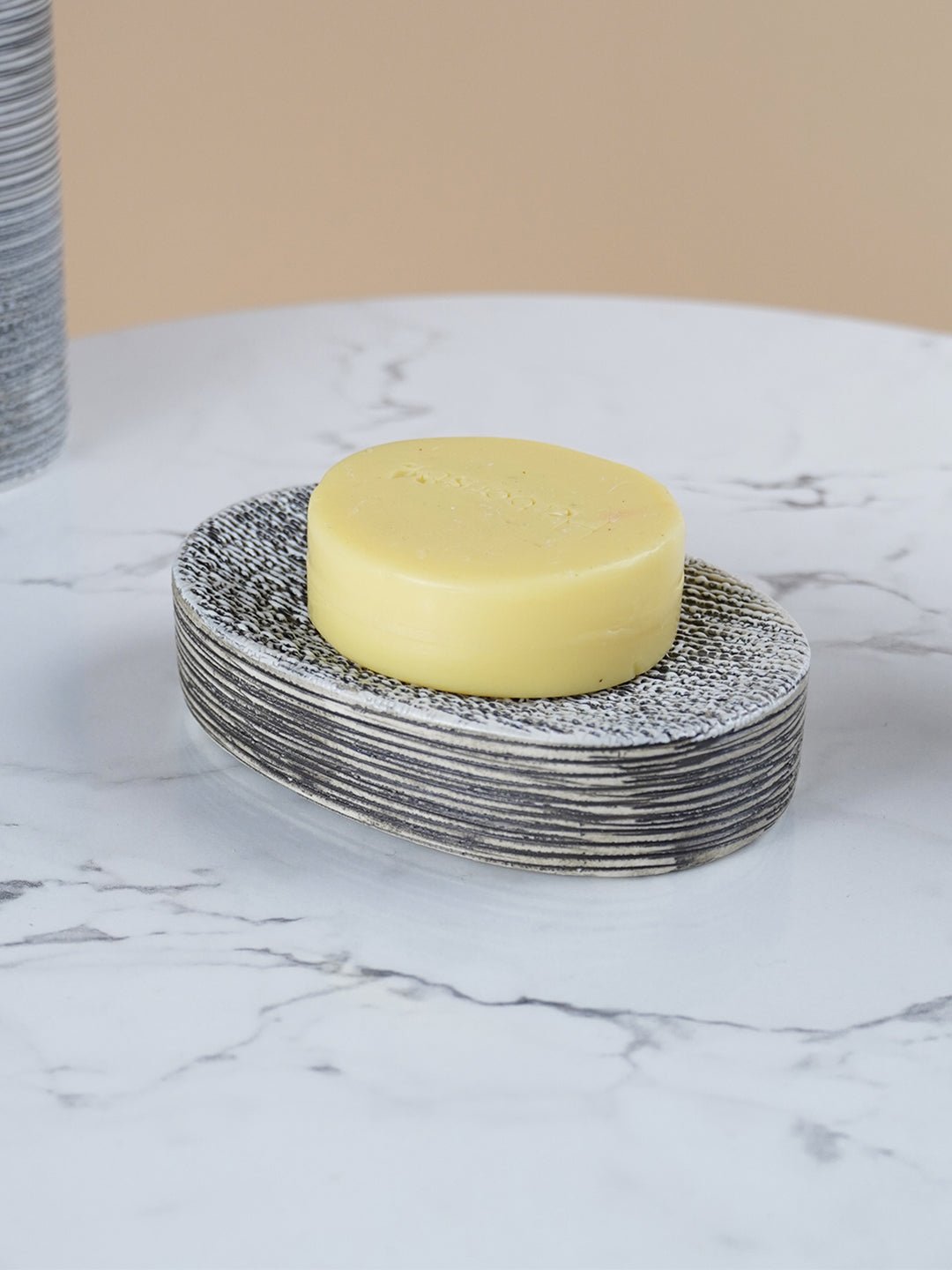 Modern Black & Gold Ceramic Bathroom Accessory Set - The Golden Theory