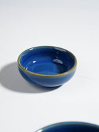 Modern Blue & White Ceramic Dinner Set of 25 - The Golden Theory