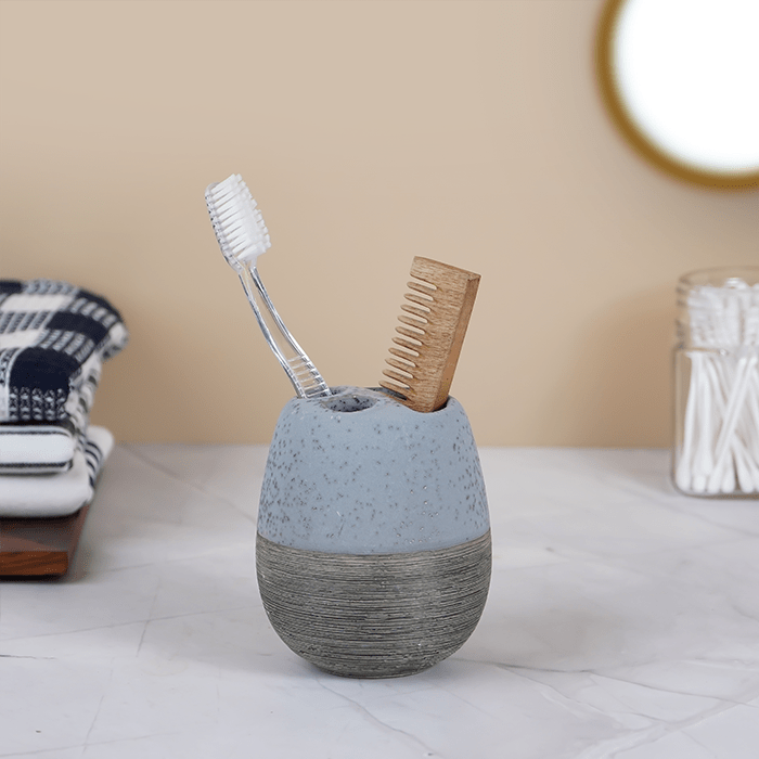 Modern Concrete Grey Bathroom Soap Set - The Golden Theory