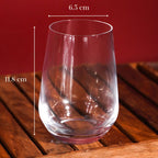 Modern Curved Tapered Design Glasses - Set of 6 - The Golden Theory
